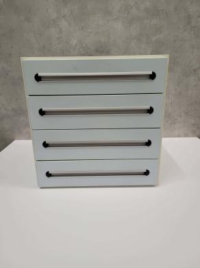 Interfurn 4 Drawer Cabinet, Light Blue, 600-cover