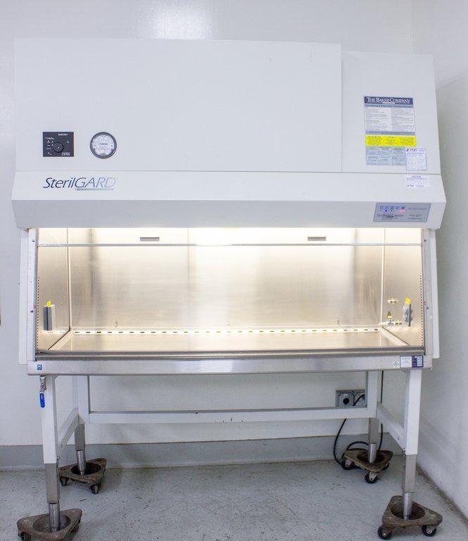 Baker SG603A-HE Biosafety Cabinet with UV Light, Blower, and Stand