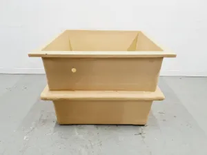 Large Beige Cubic Fibreglass Tank 605L for Laboratory Liquid Storage, 4 of 11