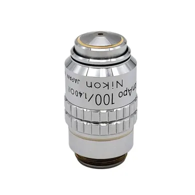 Nikon PlanApo 100x 1.40 Oil Immersion Microscope Objective 160/0.17