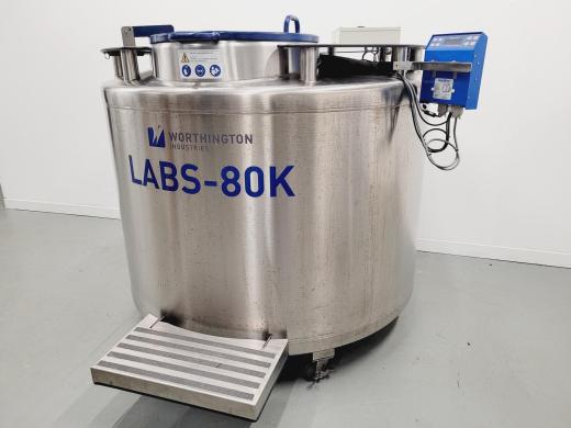 Worthington LABS-80K Cryogenic Vessel With Full Racking Lab-cover