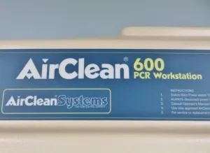 AirClean AC643TDB 600 PCR Workstation Dead Air Box with UV Sterilization, 10 of 11