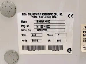 New Brunswick Scientific Innova 4000 Shaking Incubator for Controlled Temperature and Agitation, 4 of 12