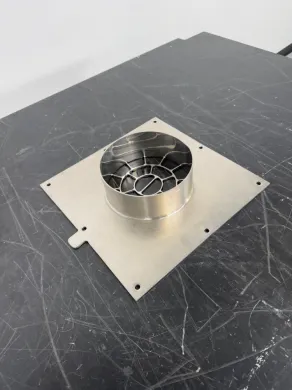 Stainless Steel Hopper Cover for Laboratory and Bioprocessing Equipment