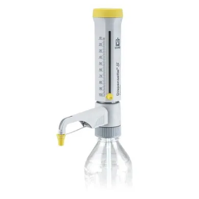 BrandTech Scientific Dispensette S Organic Analog Bottletop Dispenser, 10 to 100mL