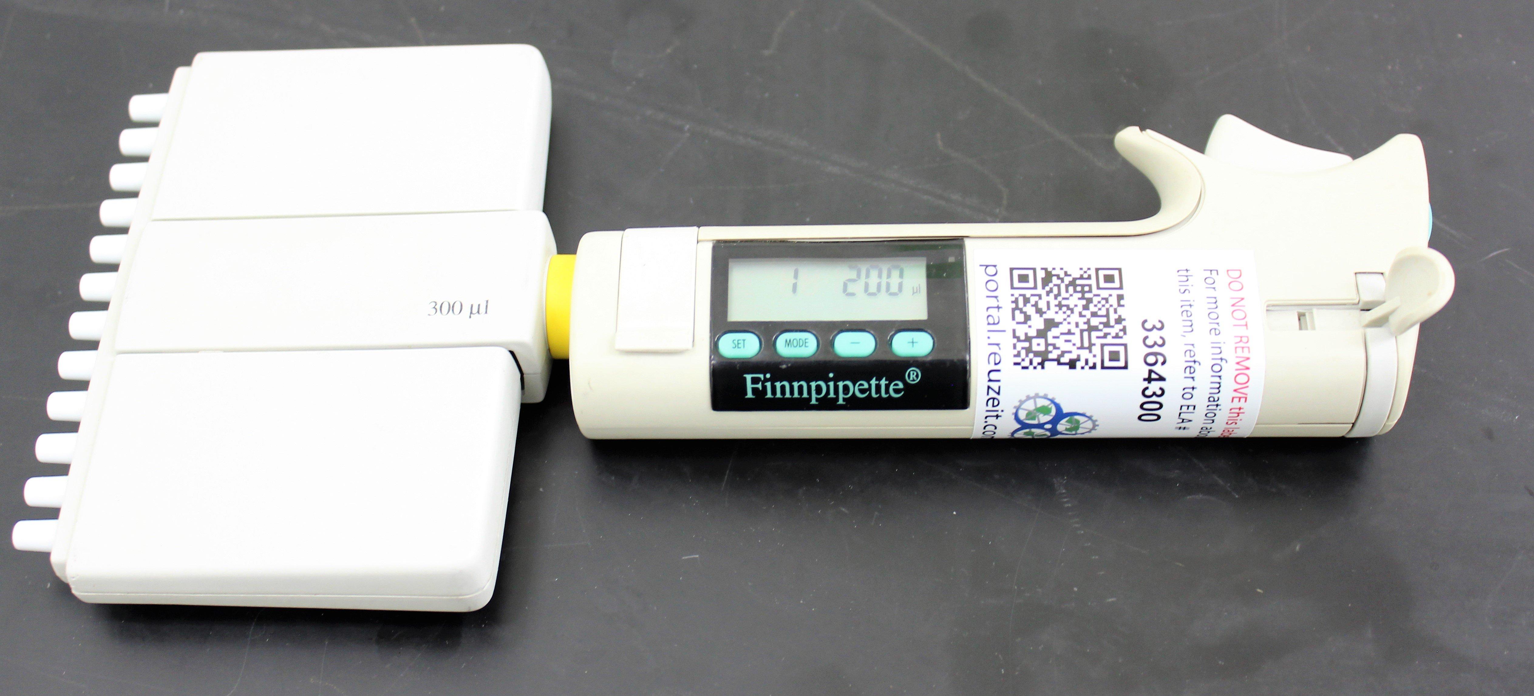 Thermo Labsystems Finnpipette 300-12 Channel Digital Multichannel Pipette for Biotech Laboratories