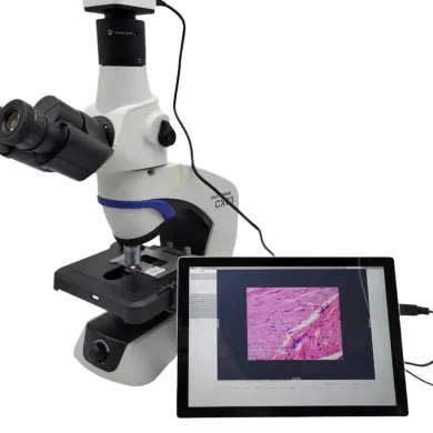 Olympus CX33 LED Compound Microscope with Trinocular Head and Digital Camera