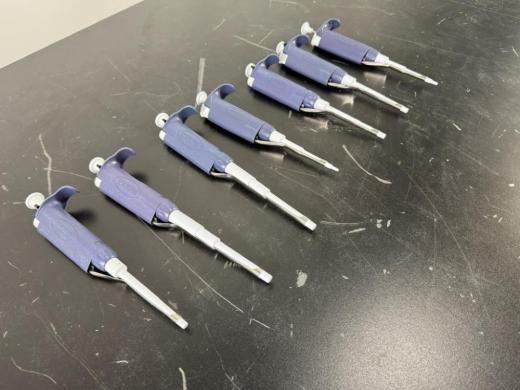 Rainin Pipet Lite Single-Channel Manual Micropipettes Set (7 pcs) with 2–1000 µL Range-cover