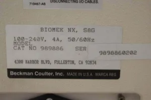 Beckman Coulter Biomek NX S8 Pipetting Robot, 4 of 4