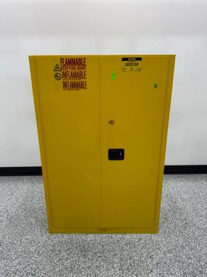 Uline H-1564S-Y Flammable Liquid Storage Cabinet for Laboratory Safety-cover