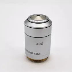 Leica N Plan 50x Oil Immersion Microscope Objective 506085, 2 of 3