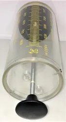 Hamilton S-1000 Super GasTight Injection Syringe (1000mL), 2 of 3