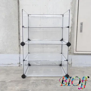 SONGMICS 8028 4-Tier Open-Top Shoe Rack 45 × 33 × 63 cm