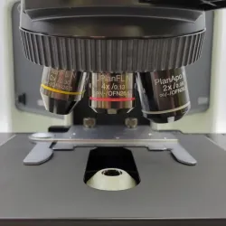 Olympus BX46 LED Microscope with Apo 2x and Fluorite Objectives, Tilting Binocular, 7 of 8
