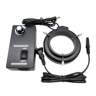 Dimmable LED Ring Light for Olympus and Nikon Stereo Microscopes