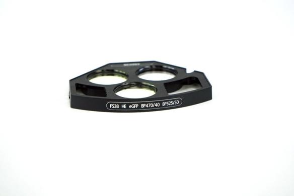 Zeiss 486038 Lumar HE eGFP Fluorescence Filter Set 38, BP 470/40 and BP 525/50-cover
