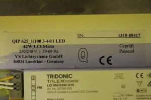 VS Lichtsysteme QIP625 Clean Room Luminaire, 4 of 4