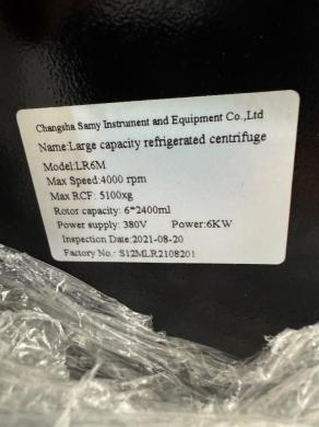 Changsha Samy LR6M Large Capacity Refrigerated Centrifuge for High-Throughput Applications-cover