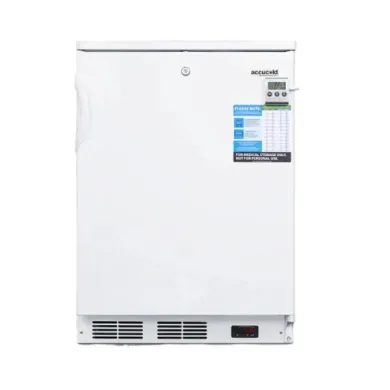 Accucold FF7LWBIVAC 24" Wide Built-In Laboratory Refrigerator with Digital Thermostat
