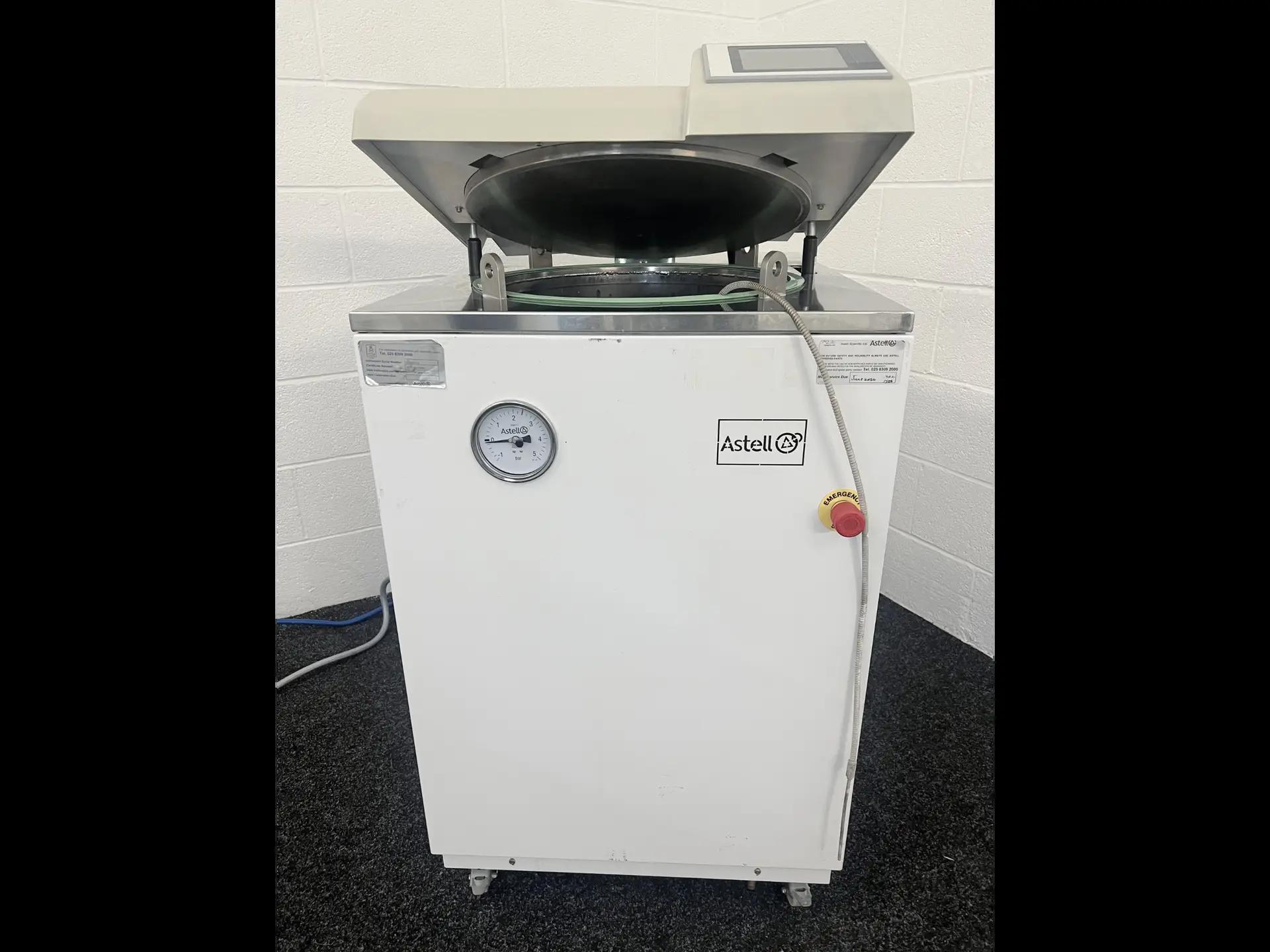 Astell AMA270BT65 Top-Loading Laboratory Autoclave with 135 L Capacity and 5.7″ Touchscreen