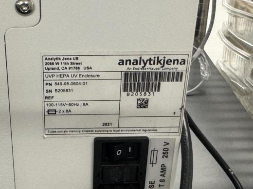 Analytik Jena CyBio FeliX UVP HEPA Automated Liquid Handling System with Sterile UV Enclosure-cover