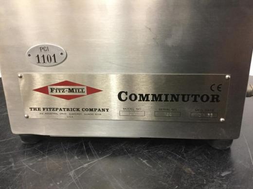 FitzMill Comminutor Model L1A Benchtop Mill for Laboratory Sample Preparation-cover