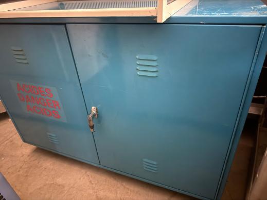 Acid Storage Cabinet with Corrosion-Resistant Interior and Ventilation for Laboratory Safety-cover