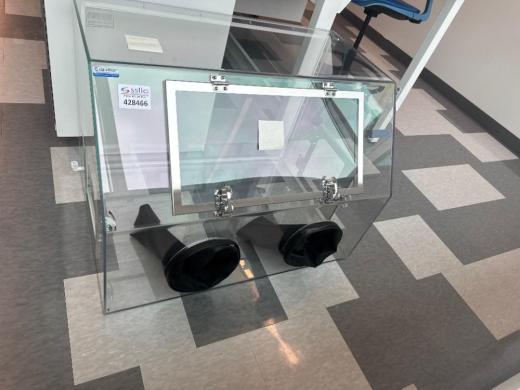 Cleatech Benchtop Glovebox with Dual Glove Ports for Controlled Atmosphere Handling-cover