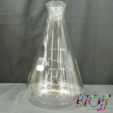 IWAKI 4980FK2000 2,000 mL Borosilicate Glass Erlenmeyer Flask-cover