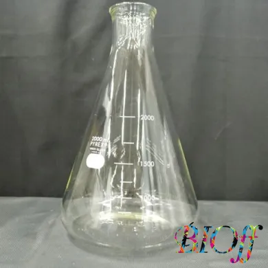 IWAKI 4980FK2000 2,000 mL Borosilicate Glass Erlenmeyer Flask