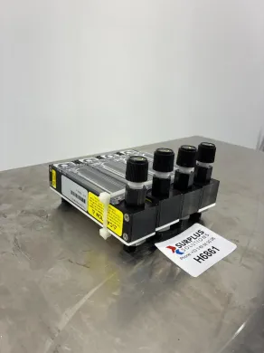 Omega FLDA3220ST Set of 4 Syringe Rack Flow Meters for Fluid Control