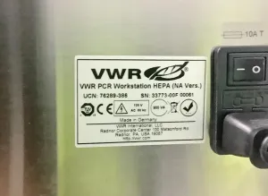 PCR Workstation Cabinet with UV Decontamination and Digital Microprocessor Controls, 14 of 14