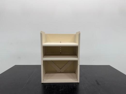 Compact Metal Laboratory Storage Rack with Three Fixed Shelves-cover