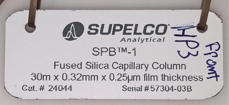 Supelco SPB-1 Capillary Gas Chromatography Column, 30M x 0.32mm x 0.25µm-cover