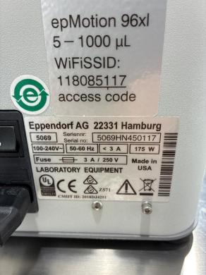 Eppendorf epMotion 96xl Automated Liquid Handling System with 96-Channel Pipetting Head-cover