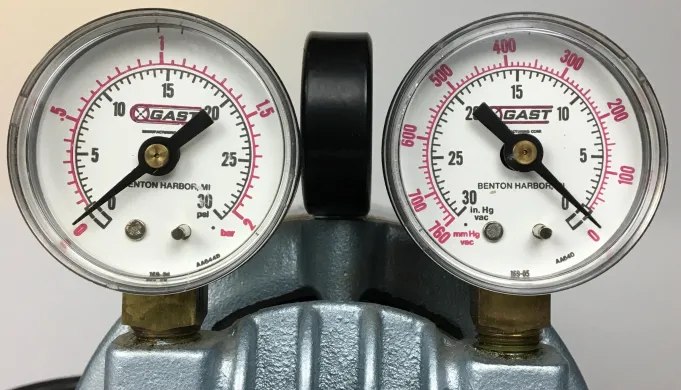 Gast 0211-V454-G817 Oil-less Vacuum Pump, 1.3 cfm