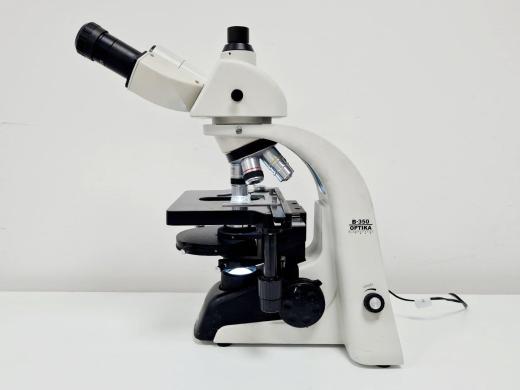 Optika B-353PH Compound Microscope w/ 4 x Objectives Lab-cover