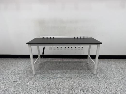 Fisher Scientific 6-Foot Laboratory Workbench with Shelves and Power Strip-cover