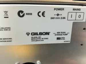 Gilson 406 Dual Syringe Pump for Precision Fluid Delivery in Laboratory Applications, 3 of 4