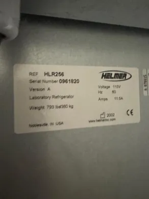 Helmer Scientific HLR256 Double Door Laboratory Refrigerator