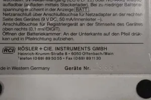 RCI TB 3301 Digital Thermometer, 2 of 2