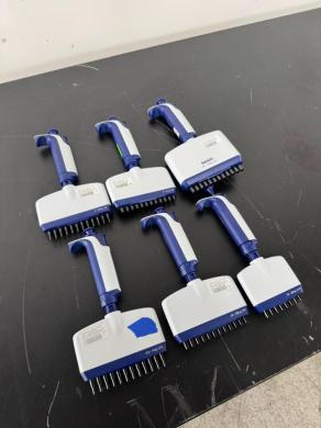 Rainin Pipet-Lite XLS Multichannel Adjustable Volume Micropipette Set (Qty 6)-cover