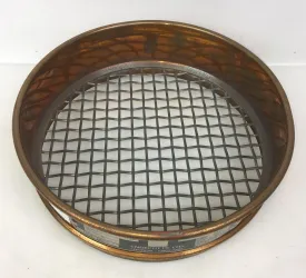 Endecotts 8" Brass Frame Stainless Steel Cloth Sieve Kit (4-piece set), 5 of 8