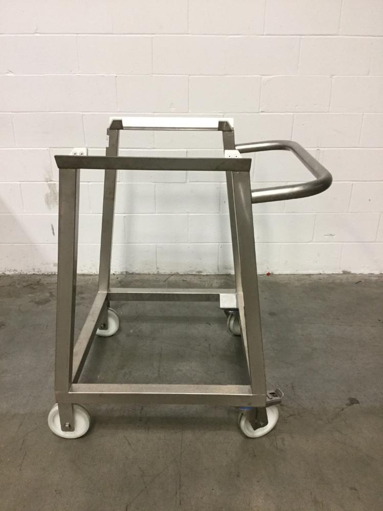 Stainless Steel Tote Dolly for Laboratory Equipment Transport