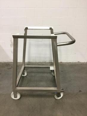 Stainless Steel Tote Dolly for Laboratory Equipment Transport-cover