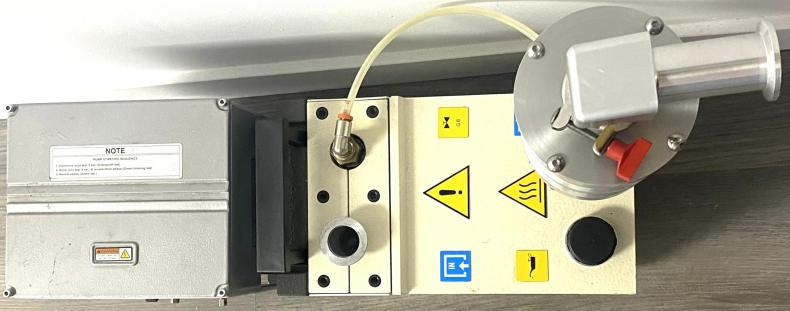 Varian HS 602 Dual-Stage Rotary Vane Vacuum Pump with Oil Mist Filter (17.6 cfm)-cover