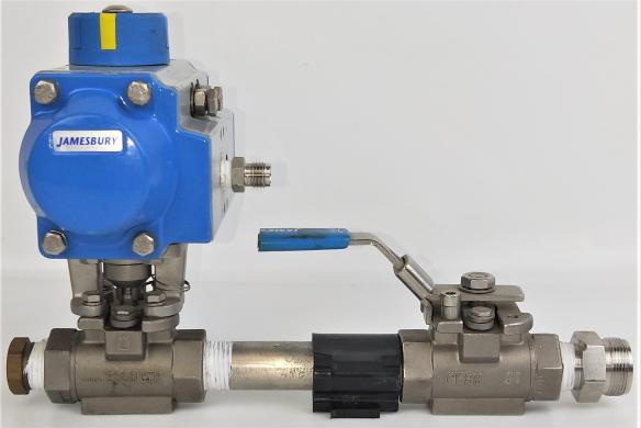 Jamesbury Valv-Powr VPVL051 SR4/5 Pneumatic Actuator with CF8M Ball Valve-cover