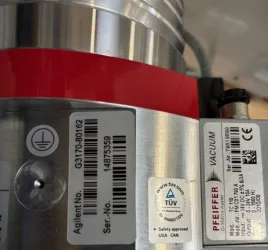 Agilent/Pfeiffer Turbo Pump for 5975 Series Systems, 2 of 2