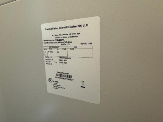 Thermo Fisher Scientific Thermo Revco Laboratory Refrigerator RGL2304A with Digital Temperature Control-cover