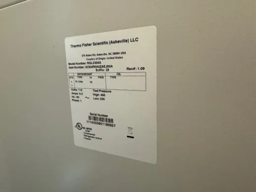 Thermo Fisher Scientific Thermo Revco Laboratory Refrigerator RGL2304A with Digital Temperature Control